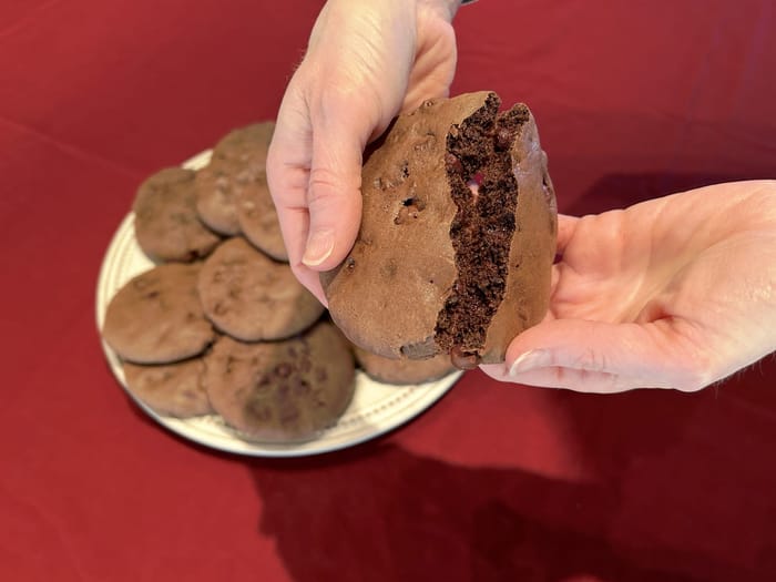 Double Chocolate Chip Cookie